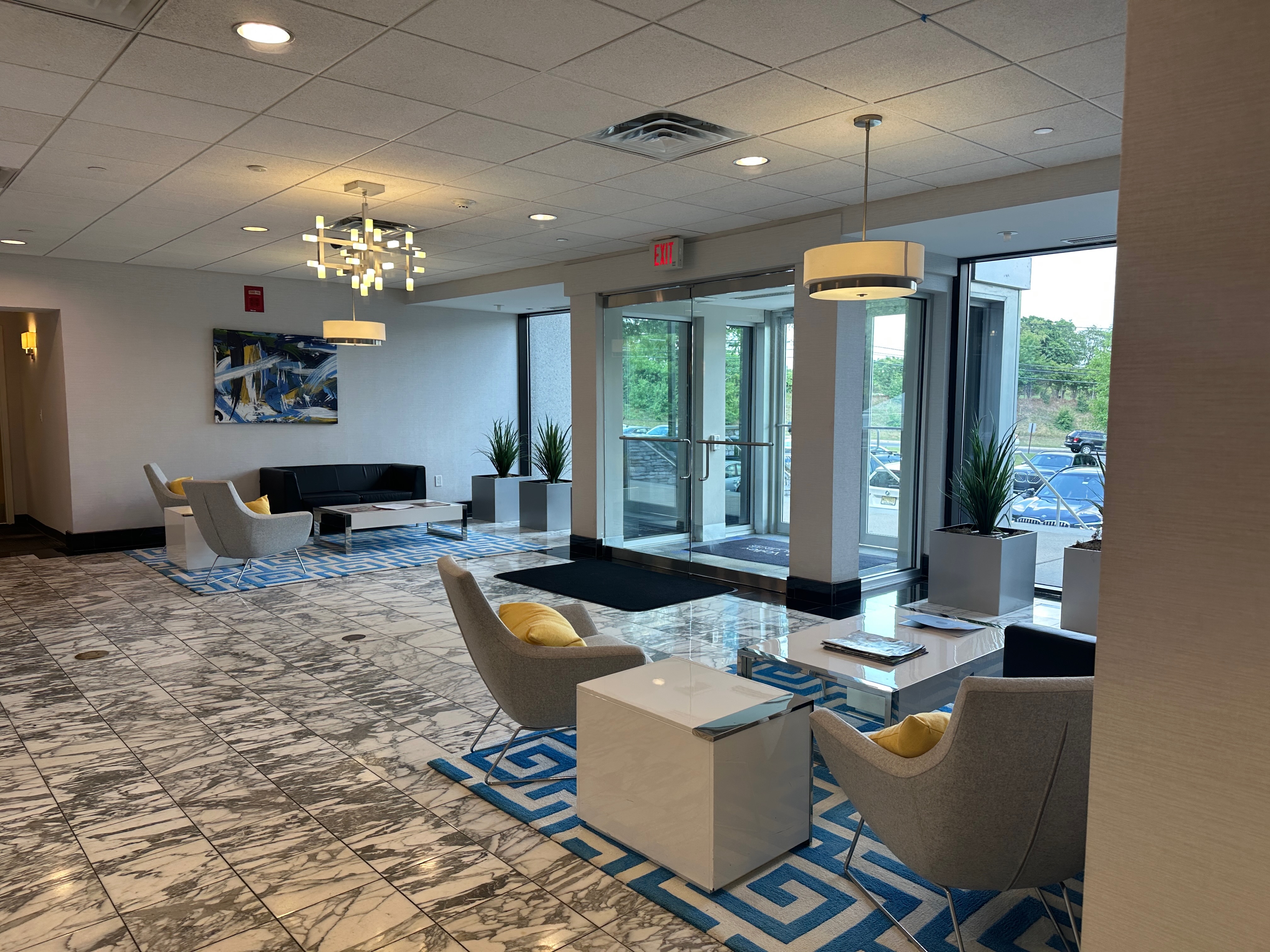 Somerset Periodontics lobby and reception desk